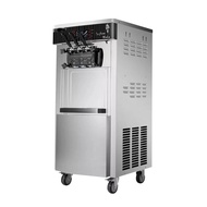 MANOWSHOPZ เครื่องทำไอศครีมซอฟเสริฟ เครื่องทำไอศครีม รุ่น HB-8218 Ice Cream Makers แบบตั้ง 2200W เครื่องทำซอฟครีม ความจุถัง 6Lx2 เครื่องทำไอติม