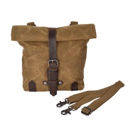กันน้ํารถจักรยานยนต์กระเป๋าเป้สะพายหลัง Vintage Saddlebags Canva มอเตอร์ไซด์ด้านข้างกระเป๋าขนาดใหญ่ค