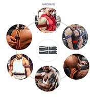 NARCISSUS13A0E 2pcs Occlusion Training Bands, Adjustable Quick-Release Elastic Blood Flow Restrictio