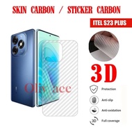 Skin itel s23 plus itel a60s itel s23 garskin motif skin carbon