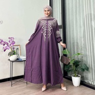 BILION KAFTAN ZULFIKAR RAYON GRADE A SUPER JUMBO MAXY DRESS LENGAN PANJANG KERUT BUSUI