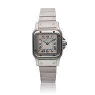 Cartier Santos Galbee Reference W20056D6, a stainless steel quartz wristwatch