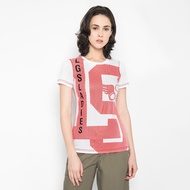 LGS - Kaos Lengan Pendek Wanita - Warna Putih - Motif Sablon - LLTS.555.T705M.019.7C