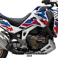 For Africa Twin Adv 2024 CRF1100L Honda Africa Twin Adventure Sports Accessories 3D Epoxy Resin Stic