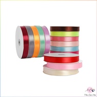 Large roll of plain silk ribbon 2.5cm x 80yards for wrapping flowers to tie gifts and decorate event