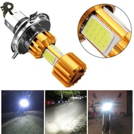 RL H4 Motorcycle Headlight Beam White Light Bulb 6000K LED 18W Hi/Lo COB 3 2000LM