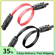 65cm/26IN/2.17ft 12AWG Flat Solar Panel Cable Window Balcony PV Flat Wire for Protable Power Station