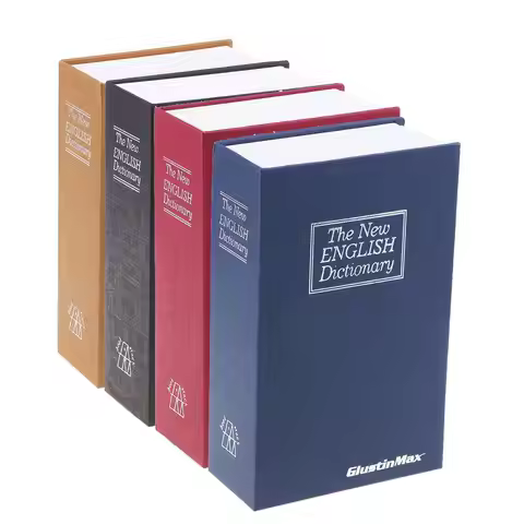 Books Portable Small with Lock Small 7.09 x 4.53 x 1.97inch