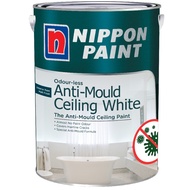 Nippon Paint Anti Mould Low Odour Ceiling White Emulsion Paint 5L