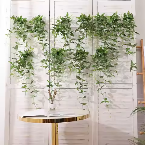 Artificial Honeysuckle Leaf Artificial Clematis Leaf Home Decoration Plant Artificial Flower Wall Ha