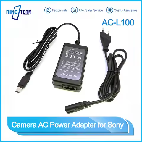 AC-L100 AC-L15 Camera Camcorder AC Power Adapter for Sony CCD-TR TRV DCR-DVD PC TR TRV Mavica FD / C
