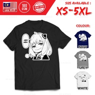 Baju Anime Streetwear SPY X FAMILY Cotton Short Sleeve XS - 5XL T-Shirt SPY-SS-0009