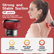 Upgrade 6/12 Gear Intellegent Breathing Electric Gua Sha Massage Machine Cupping Cup Body Back Massa