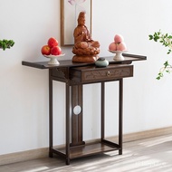 W-8&amp; Altar Buddha Shrine Household Chinese Solid Wood Altar Altar Tribute Table a Long Narrow Table Buddha Table Incense