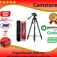 Tripod BENSON 3520/TRIPOD CAMERA BENSON 3520 FOR DSLR MIRRORLESS HP