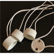 Ceramic Lamp Holder GU10 LED Lamp Holder Spot Lamp Holder GU10 Aging Base Use High Temperature Line 