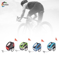 chulisia Kids Bike Trailer Bike Wagon Trailer Practical Steel Tube Removable Grocery Cart Heavy Duty