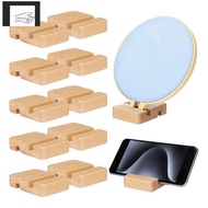 10 Pcs Embroidery Hoop Display Embroidery Hoop Wooden Base Holder Embroidery CrossStitch Stand for E