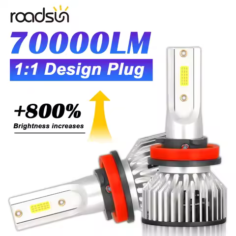 Upgrade 300W High Bright H4 ED Light Blubs H1 H7 H8 H9 H11 H13 9005 Hb3 9006 Hb4 9004 Csp Chips Car 