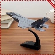 [leipupa] F-35B Fighter Jet Model Collectible Low-Observable Fighter Model Display Stand Toy Vehicle