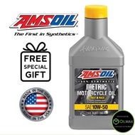 Amsoil 10W50 Synthetic Metric Motorcycle Oil (1 Quart) 946ml