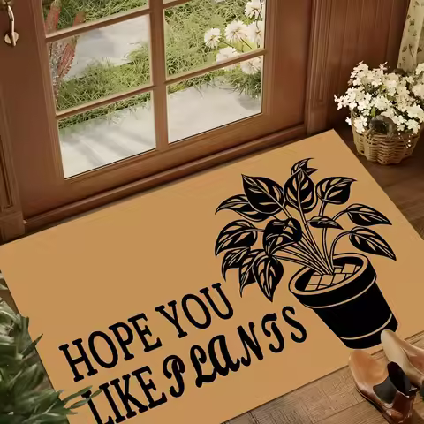 Plant Lover Gift Doormat Hope You Like Plants Funny Welcome Mat Boho Decor Entryway Rug Carpet House