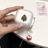Matter Transparent Apple Tree AirPods 4 Case For AirPods 1/2/3/Pro/Pro2 Case TPU Soft Apple Wireless