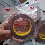 Double tape 3m merah 1 inch double tape foam lem perekat double tip