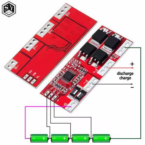4S 30A High Current Li-ion Lithium Battery 18650 Charger Protection Board Module 14.4V 14.8V 16.8V O