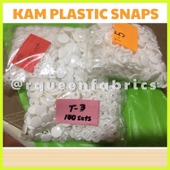 ஐ KAM Plastic Snaps (T3, T5 and T8)