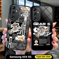 Softcase Glass Glass Samsung A54 (MV40) Case Hp Samsung A54 - Softcase Sparkle Samsung A54 - Casing Samsung A54 Latest LUFFY Gear 5 Motif