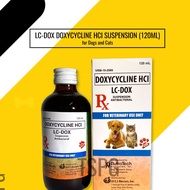 LC-Dox Doxycycline HCl 60mL and 120mL suspension for Dogs and Cats