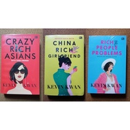 Preloved Crazy Rich Asians Trilogy by Kevin Kwan (Crazy Rich Asians, China Rich Girlfriend, Rich Peo