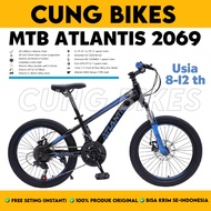 Sepeda Gunung MTB Ukuran 20 Inch ATLANTIS 20 69 21 Speed Rem double Cakram