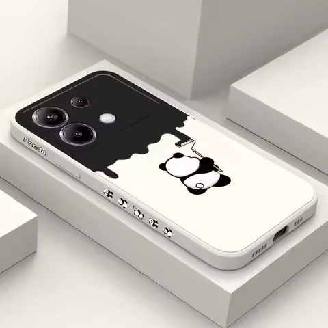 Paint Panda Phone Case For Xiaomi Poco F8 F7 X7 X6 F6 M6 M5 M5S F5 X5 F4 X4 M4 F3 M3 X3 Pro 4G 5G GT