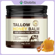 Beef Tallow&Honey Balm, Organic Grass-Fed, Handmade All-Natural, Moisturizer for Soft, Smooth, Skin 