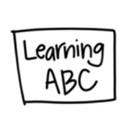 [Drawnby:] Learning ABC , Washable Silicone Coloring Mat with 14 Markers - Educational Mat for Kids