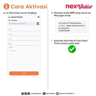 Nex Vidio Android Box Receiver Smart Tv Digital Nex Parabola Premium