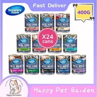 Snappy Tom Canned Food (1 Carton 24 Can )400g Cat Wet Food / Makanan Kucing Basah(CHICKEN , TUNA , S