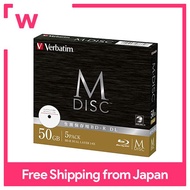 Verbatim Verbatim BD-R M-DISC DL สำหรับบันทึกเดี่ยวความเร็ว1-6x 50GB 5 Printable White Label DBR50RM