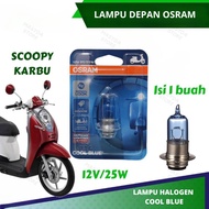 OSRAM MOTORCYCLE HEADLIGHT BULB SCOOPY CARBON COOL BLUE H6 M5 ORIGINAL OSRAM