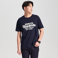 EDWIN 男裝 外星人DJ短袖T恤 (丈青色) #上衣