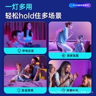 Typec Rechargeable Colorful RGB Bulb LED Atmosphere Bulb with Remote Control with Magnetic Function 