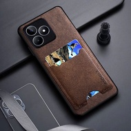 REALME C63 REALME C53 CASE LEATHER WITH CARD SLOT TPU LEATHER AIORIA