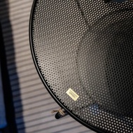 【Hübsch】－020917 簡約黑色金屬鏤空邊桌 矮桌 茶几