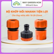 Set of 3 water pipe quick couplings, quick coupling set to 16mm(13-18mm) non-20mm(20-25mm) pipes