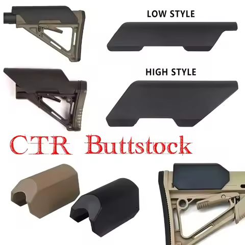 Tactical GB Style CTR Buttpad Riser Quick Detach CTR Nylon Shoulder Cheek Rest Riser Buttstock for A