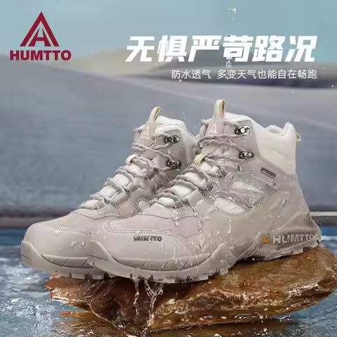 HUMTTO Waterproof hiking shoes Men Winter Men outdoor Sneakers Casual walking shoes women Trainers a