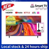 R&amp;R UHD Smart TV 55inch 43inch 32inch 4K Android TV Digital TV Frameless TV | Quantum Colors | GooglePlaystore | HDR10