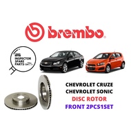 (2PCS1SET) 100% BREMBO CHEVROLET CRUZE SONIC FRONT DISC ROTOR 09.B355.11